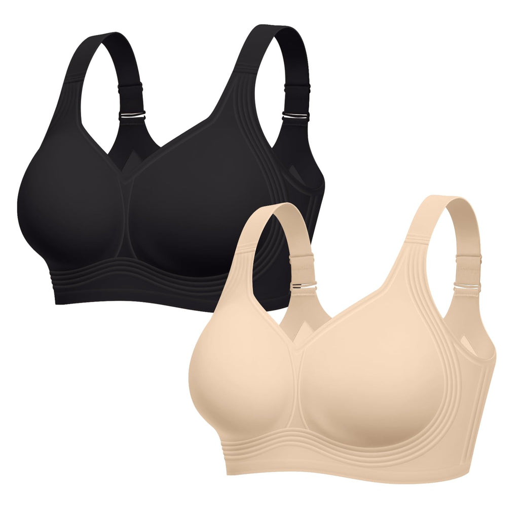 Wireless Push Up Bra Full Coverage