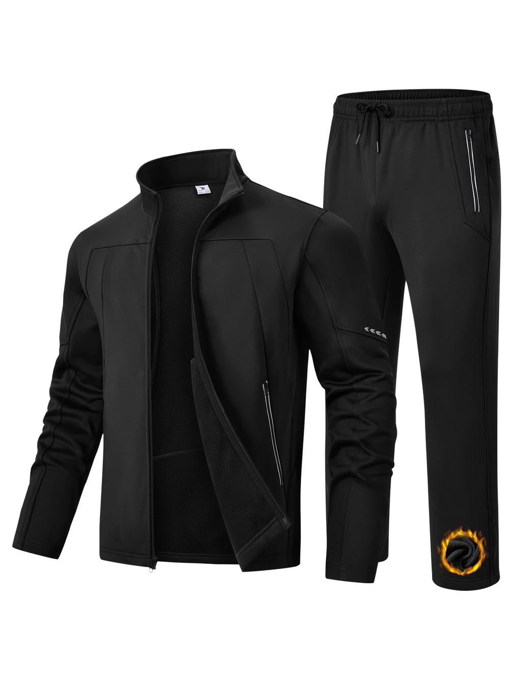 Athletic Sports Casual Full Zip Jogging Suit