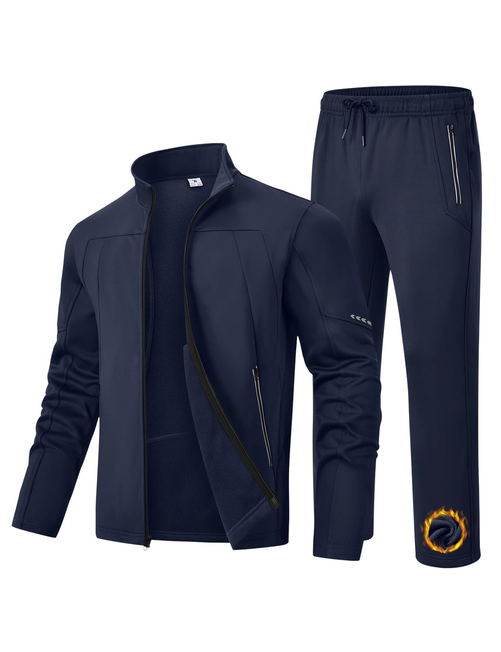 Athletic Sports Casual Full Zip Jogging Suit