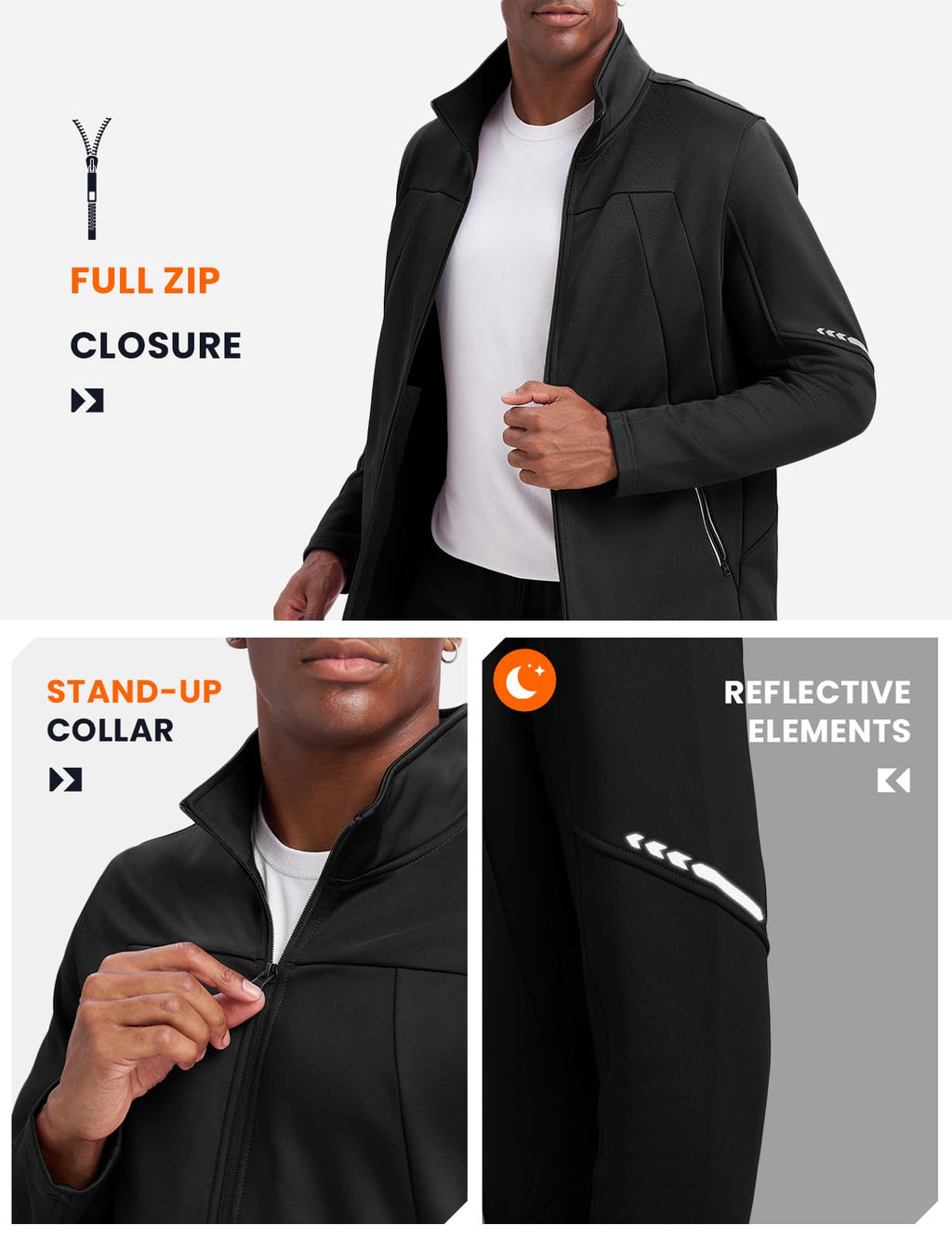 Athletic Sports Casual Full Zip Jogging Suit