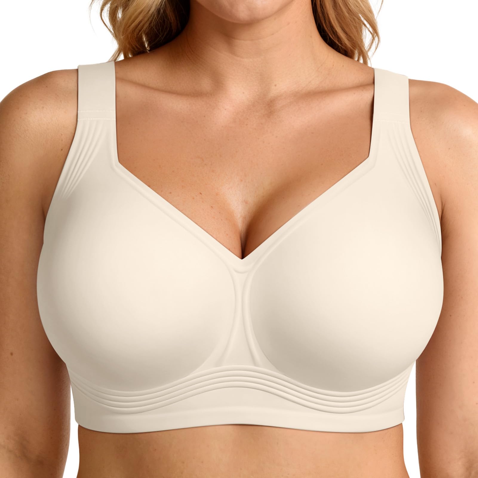 Wireless Push Up Bra Full Coverage