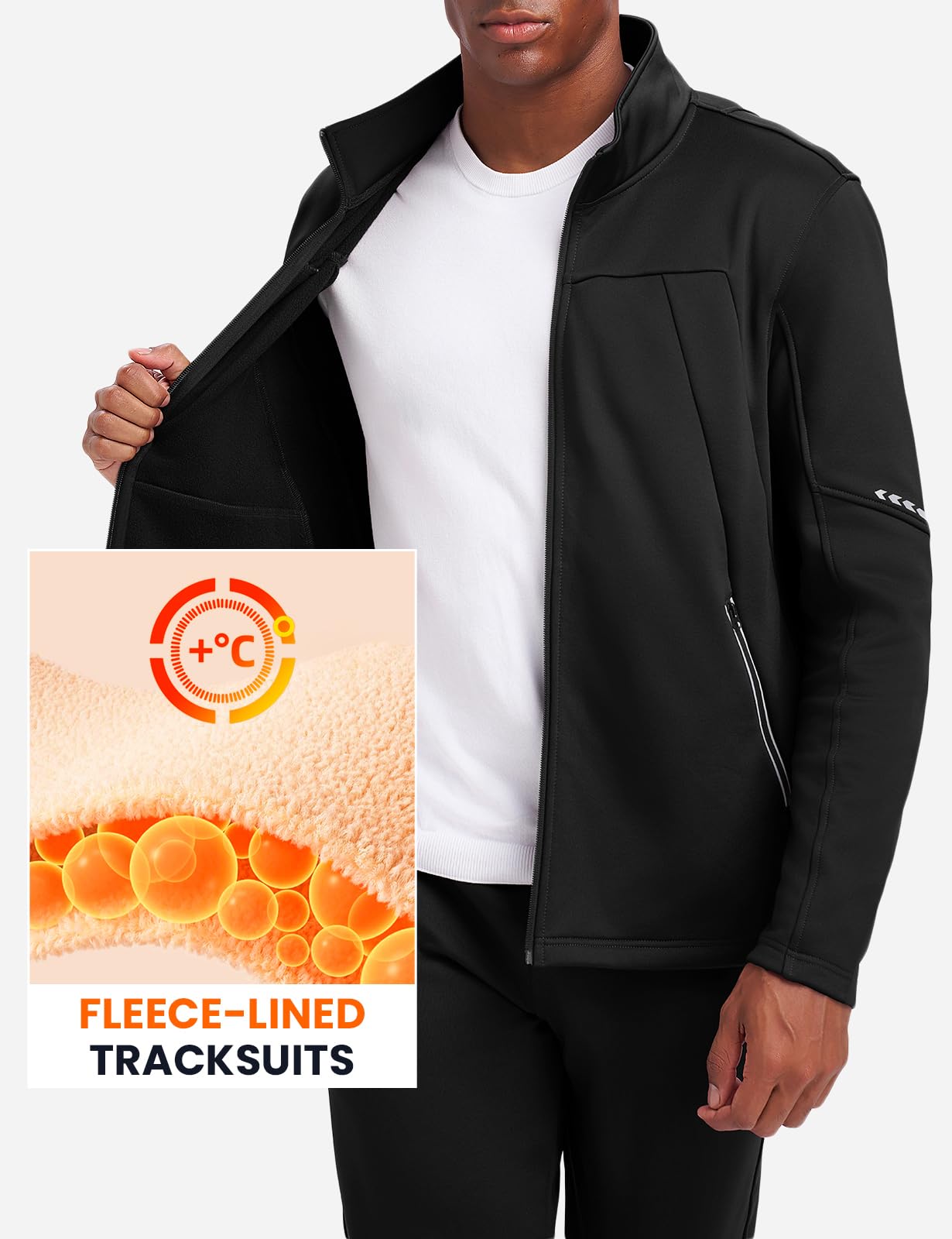 Athletic Sports Casual Full Zip Jogging Suit