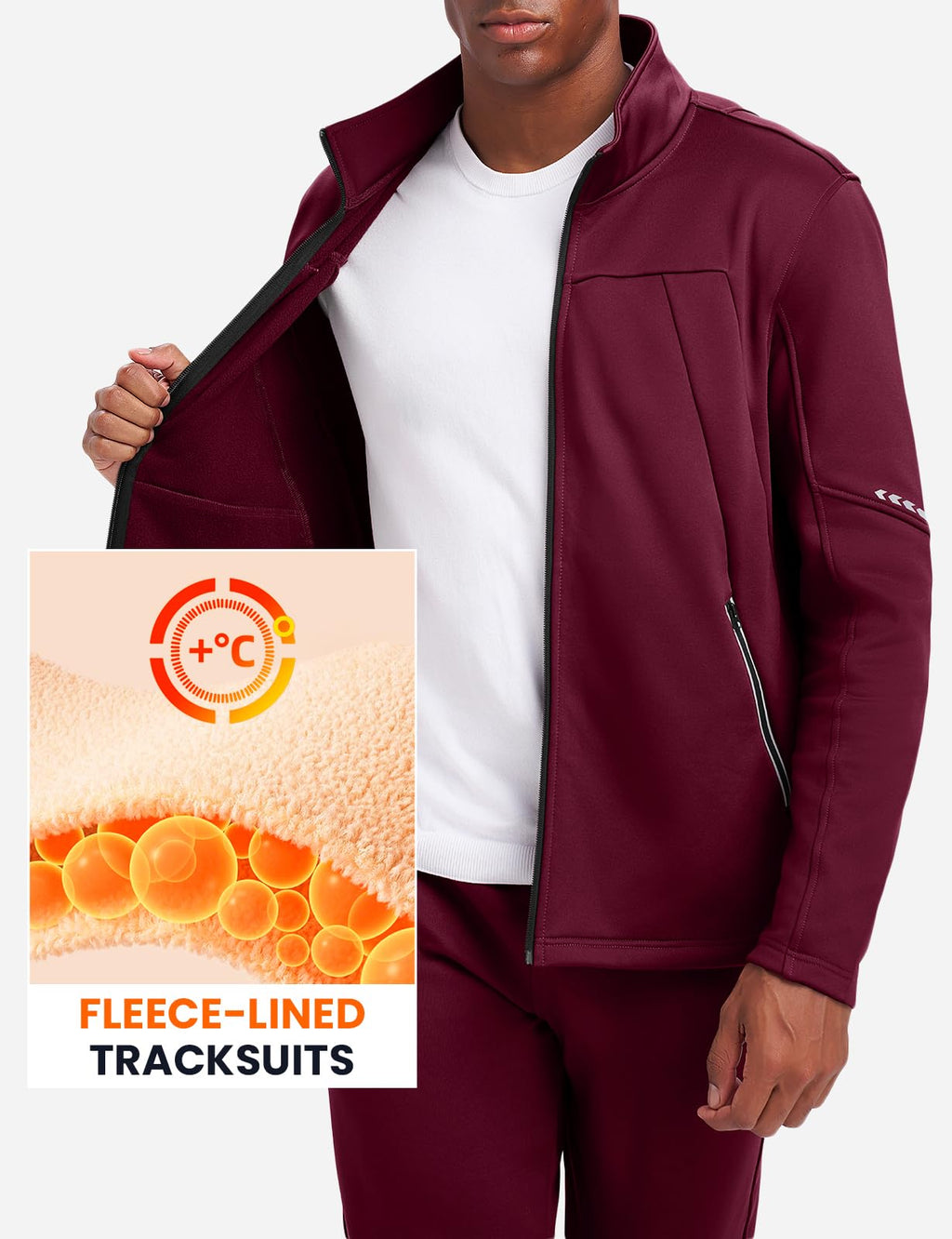 Athletic Sports Casual Full Zip Jogging Suit