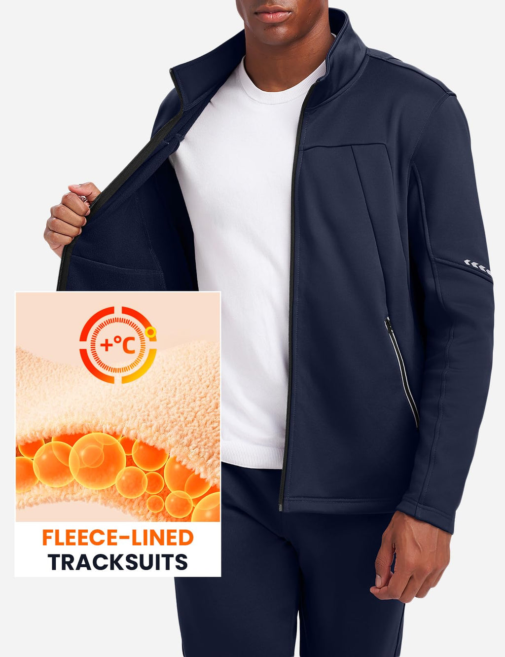 Athletic Sports Casual Full Zip Jogging Suit
