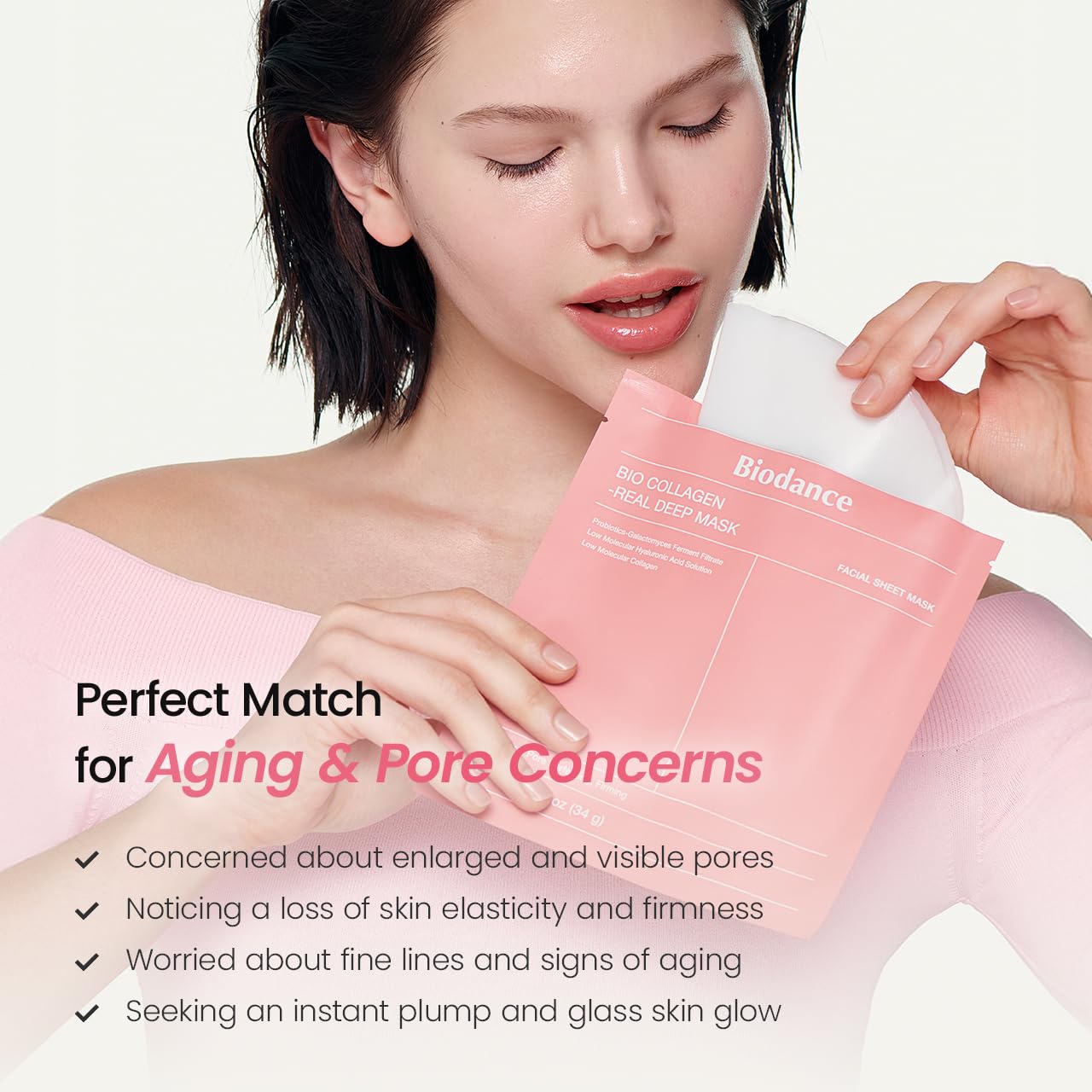 BIODANCE Bio-Collagen Real Deep Mask,