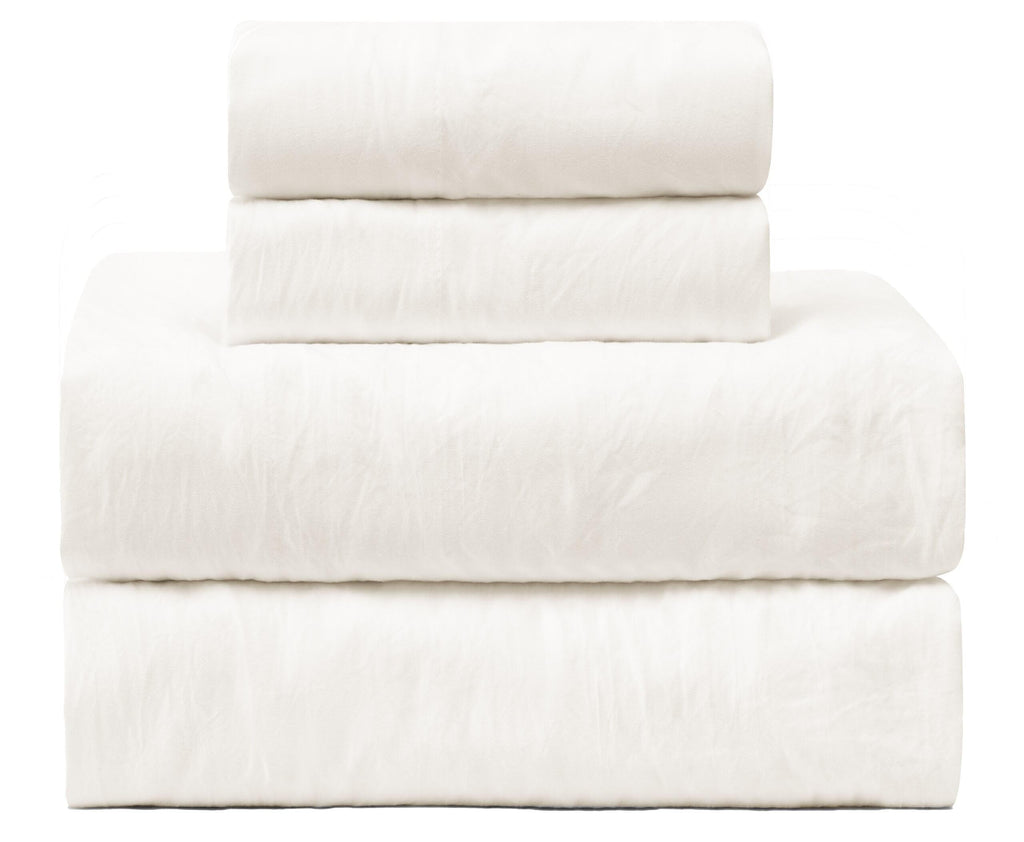 UGG Queen Sheet Set - 4 Piece Soft & Cozy Bedding with Deep Pocket Fitted Sheet (Fits Up to 15”), Flat Sheet and 2 Pillow Shams - Lightweight Sheets for Home & Bedroom, Navy Blue (Devon)