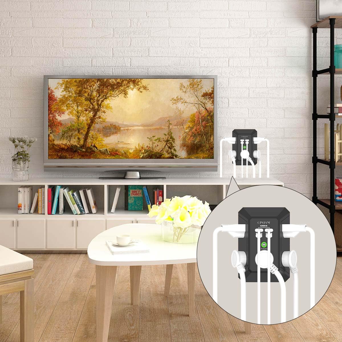 Wall Charger, Surge Protector 4 plugs