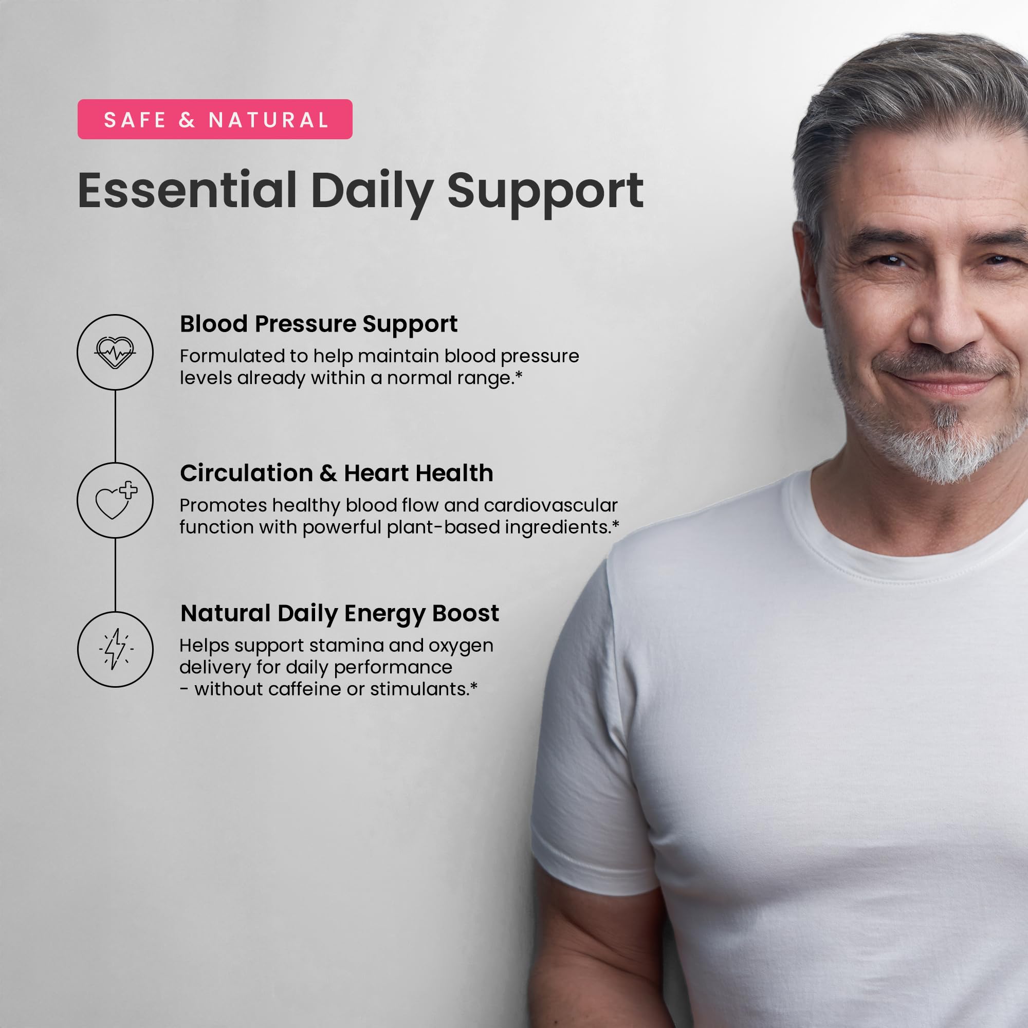 8-in-1 Beet Root Capsules - Healthy Blood Pressure Support Supplement** for Heart & Circulation, Energy Support - Hawthorn Berry, Hibiscus, Garlic & Grape Seed - Beet Juice Alternative - 120 Capsules