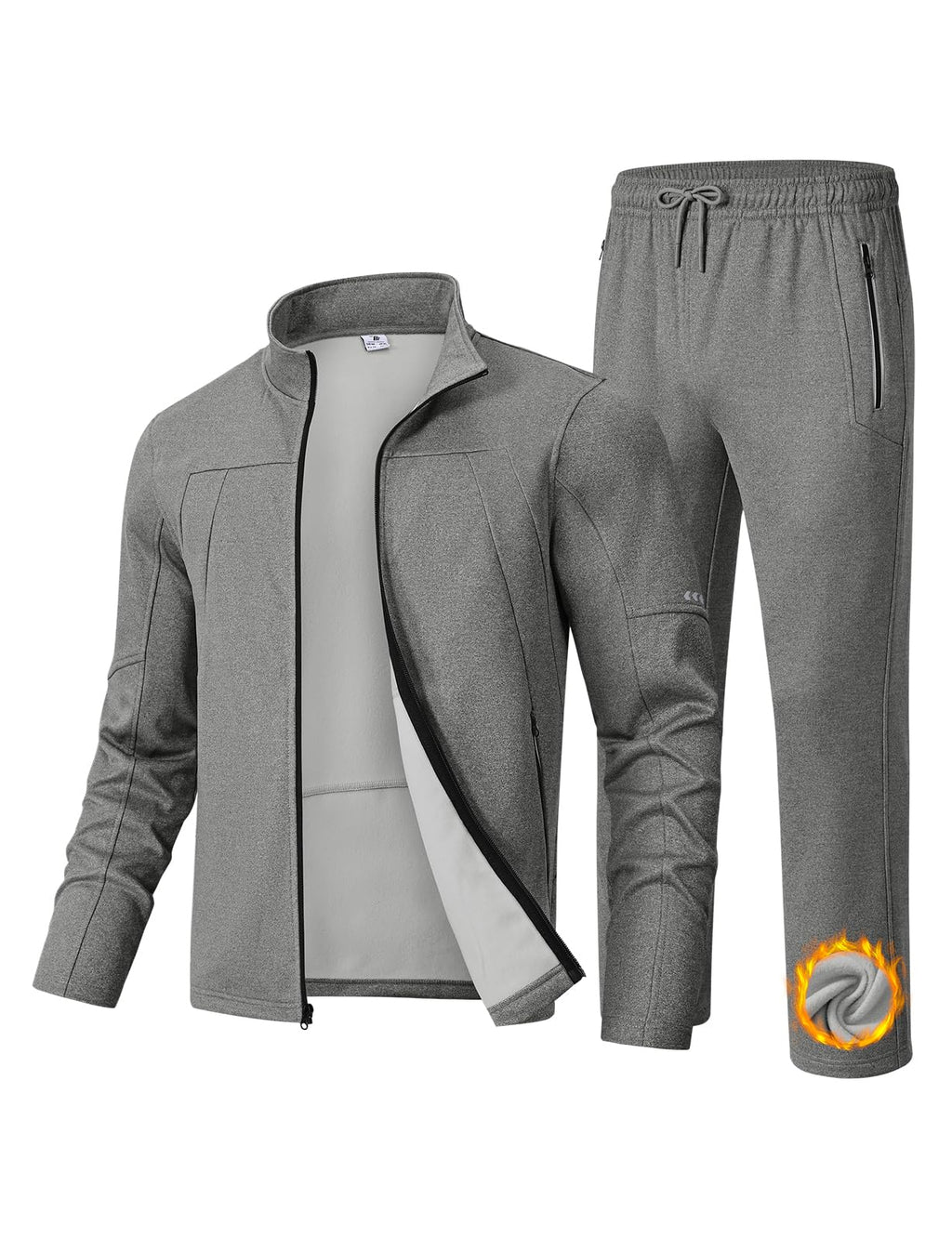 Athletic Sports Casual Full Zip Jogging Suit