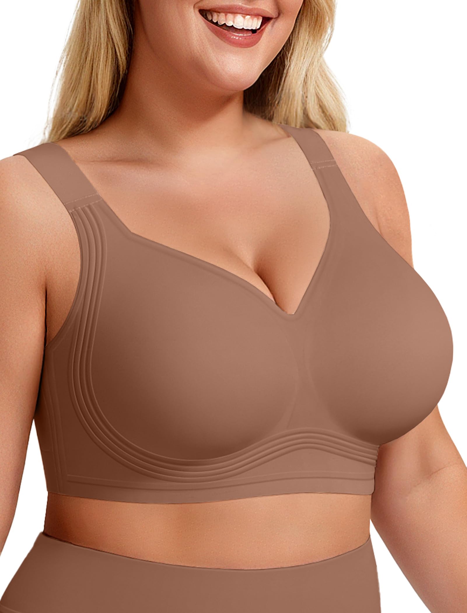 Wireless Push Up Bra Full Coverage