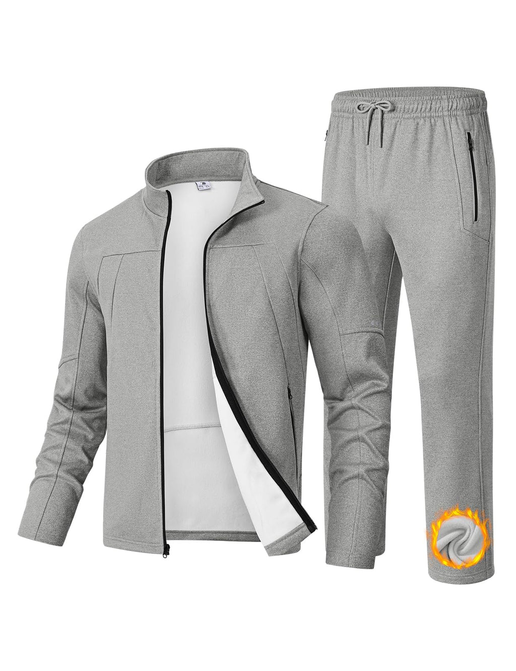Athletic Sports Casual Full Zip Jogging Suit