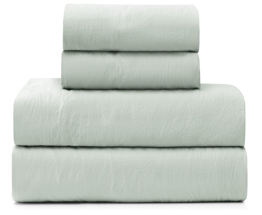 UGG Queen Sheet Set - 4 Piece Soft & Cozy Bedding with Deep Pocket Fitted Sheet (Fits Up to 15”), Flat Sheet and 2 Pillow Shams - Lightweight Sheets for Home & Bedroom, Navy Blue (Devon)