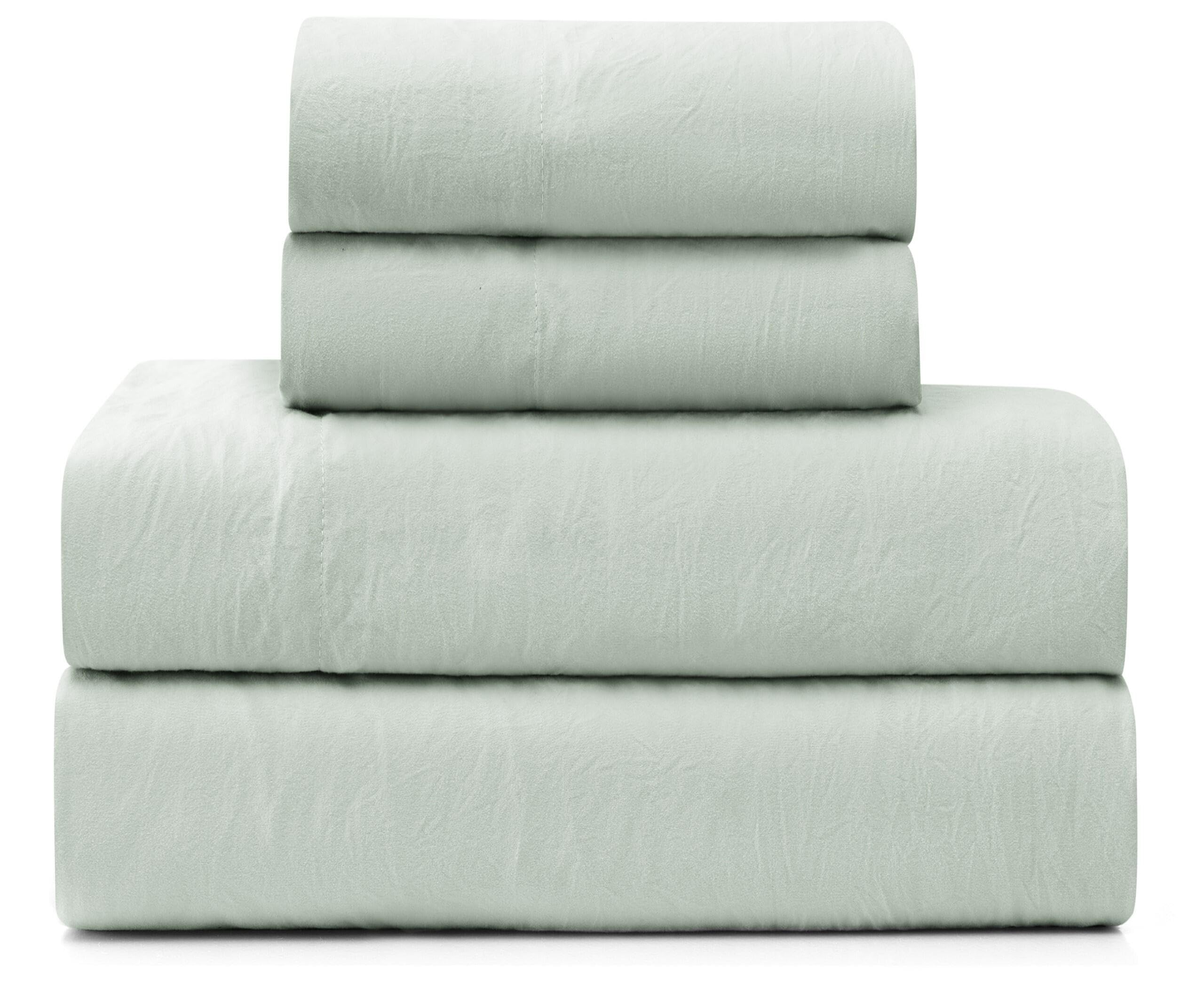 UGG Queen Sheet Set - 4 Piece Soft & Cozy Bedding with Deep Pocket Fitted Sheet (Fits Up to 15”), Flat Sheet and 2 Pillow Shams - Lightweight Sheets for Home & Bedroom, Navy Blue (Devon)