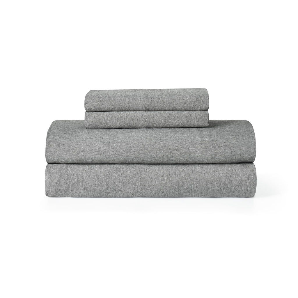 UGG Queen Sheet Set - 4 Piece Soft & Cozy Bedding with Deep Pocket Fitted Sheet (Fits Up to 15”), Flat Sheet and 2 Pillow Shams - Lightweight Sheets for Home & Bedroom, Navy Blue (Devon)