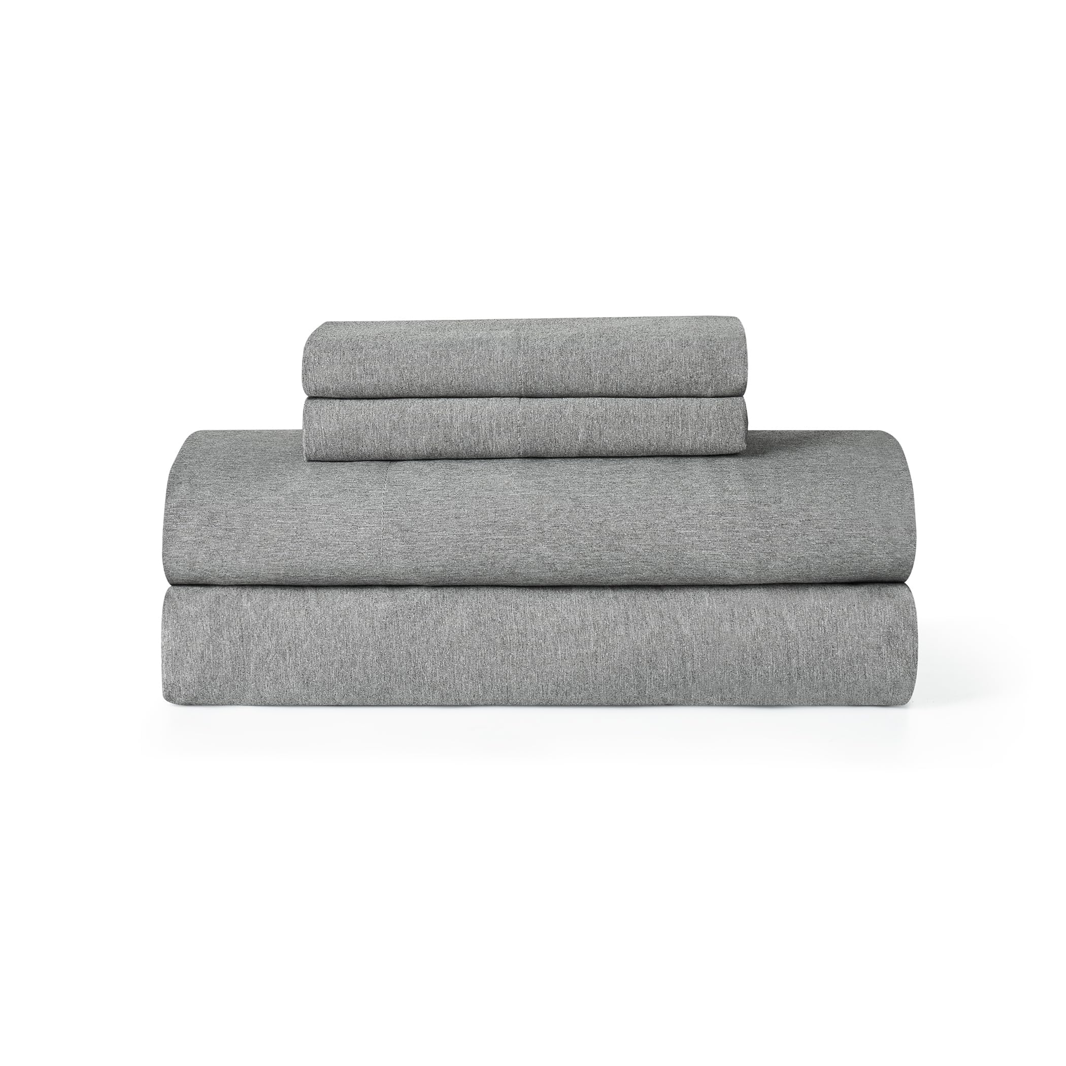 UGG Queen Sheet Set - 4 Piece Soft & Cozy Bedding with Deep Pocket Fitted Sheet (Fits Up to 15”), Flat Sheet and 2 Pillow Shams - Lightweight Sheets for Home & Bedroom, Navy Blue (Devon)