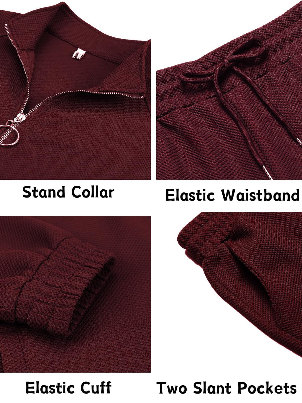 COOFANDY Mens 2 Piece Tracksuit Casual Sweatsuits Full Zip Track Suits Jogging Athletic Suit Sets