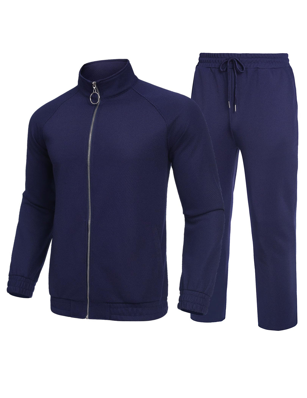 COOFANDY Mens 2 Piece Tracksuit Casual Sweatsuits Full Zip Track Suits Jogging Athletic Suit Sets