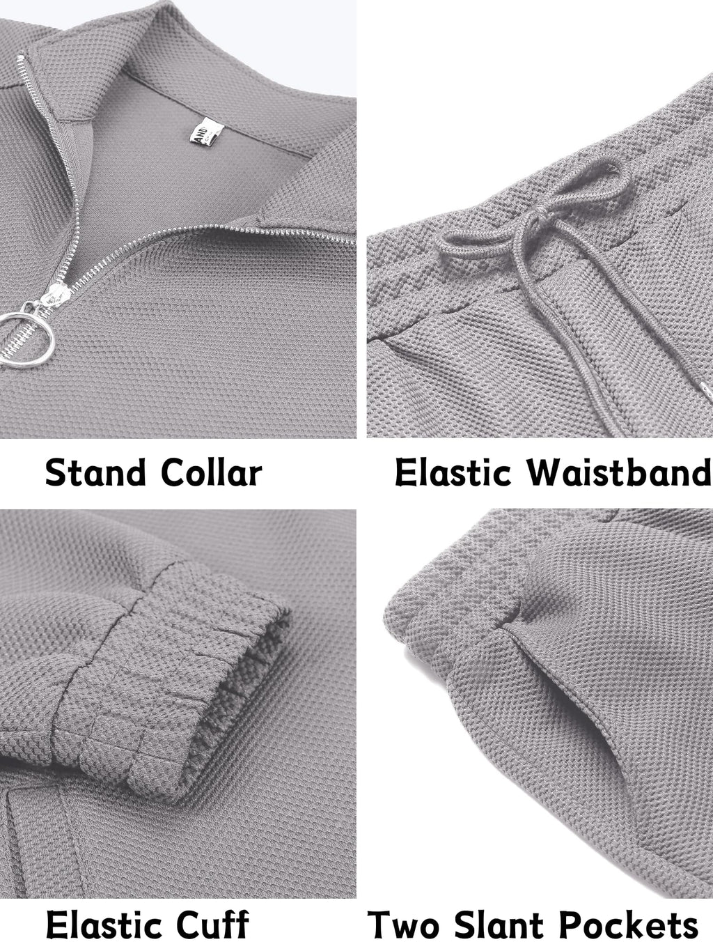 COOFANDY Mens 2 Piece Tracksuit Casual Sweatsuits Full Zip Track Suits Jogging Athletic Suit Sets