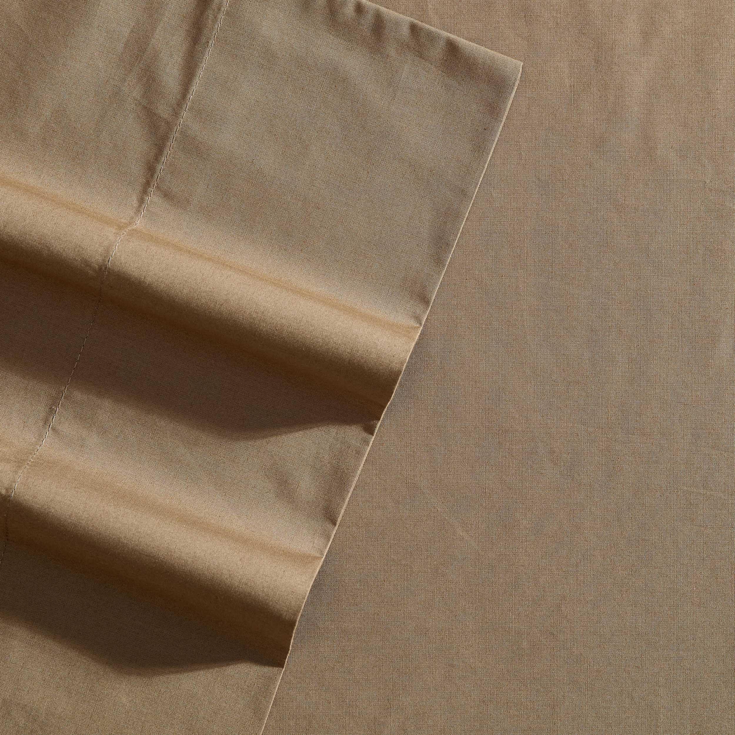 Nautica - Twin Sheet Set, Cotton Percale Bedding Set, Crisp & Cool, Fully Elasticized, Ideal Dorm Essentials (Solid Light Blue, Twin)